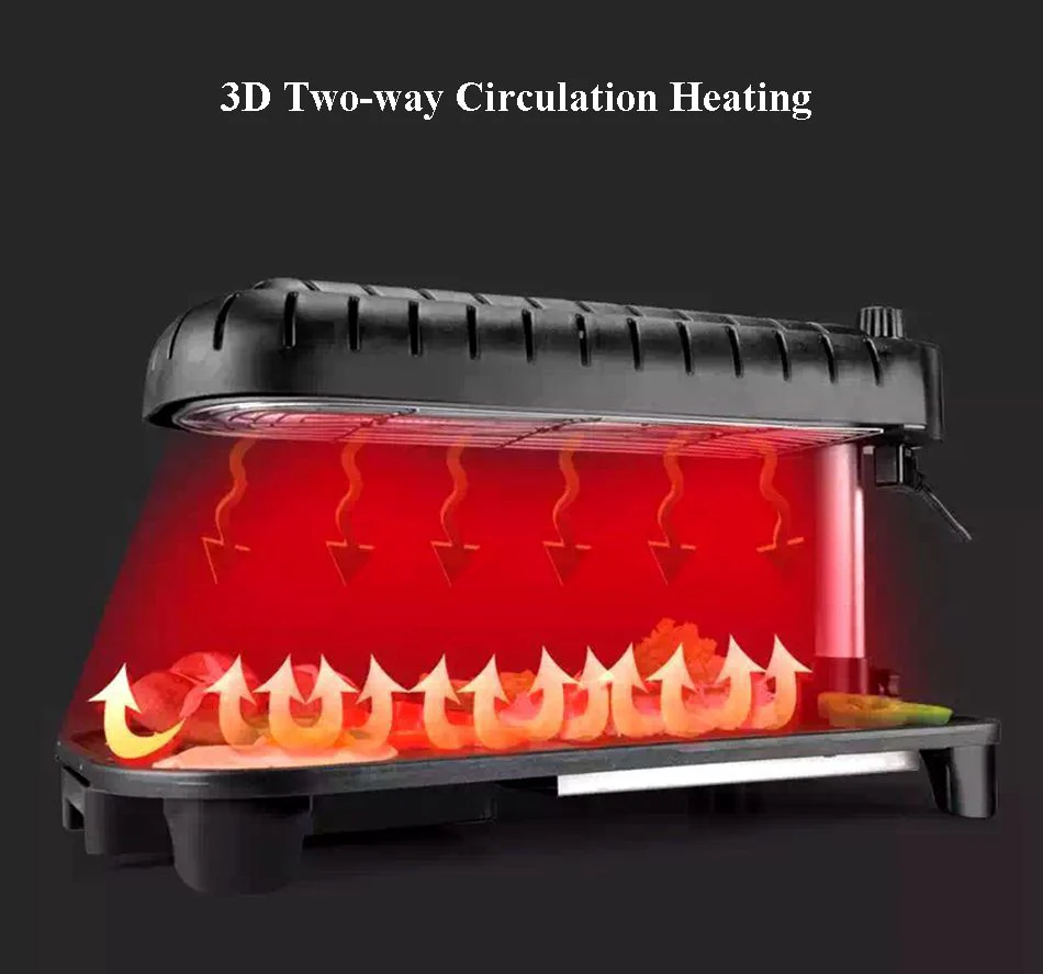 3D Korean Non-stick Smokeless Electric Grill - Image 5
