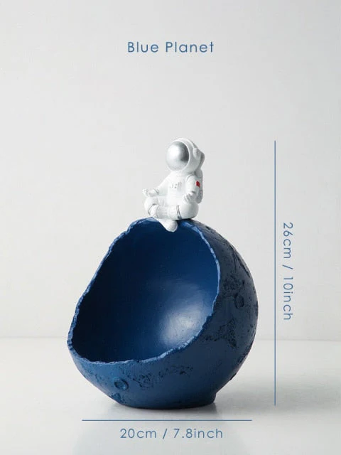 Creative Nordic Astronaut Moon Storage Organizer - Image 14