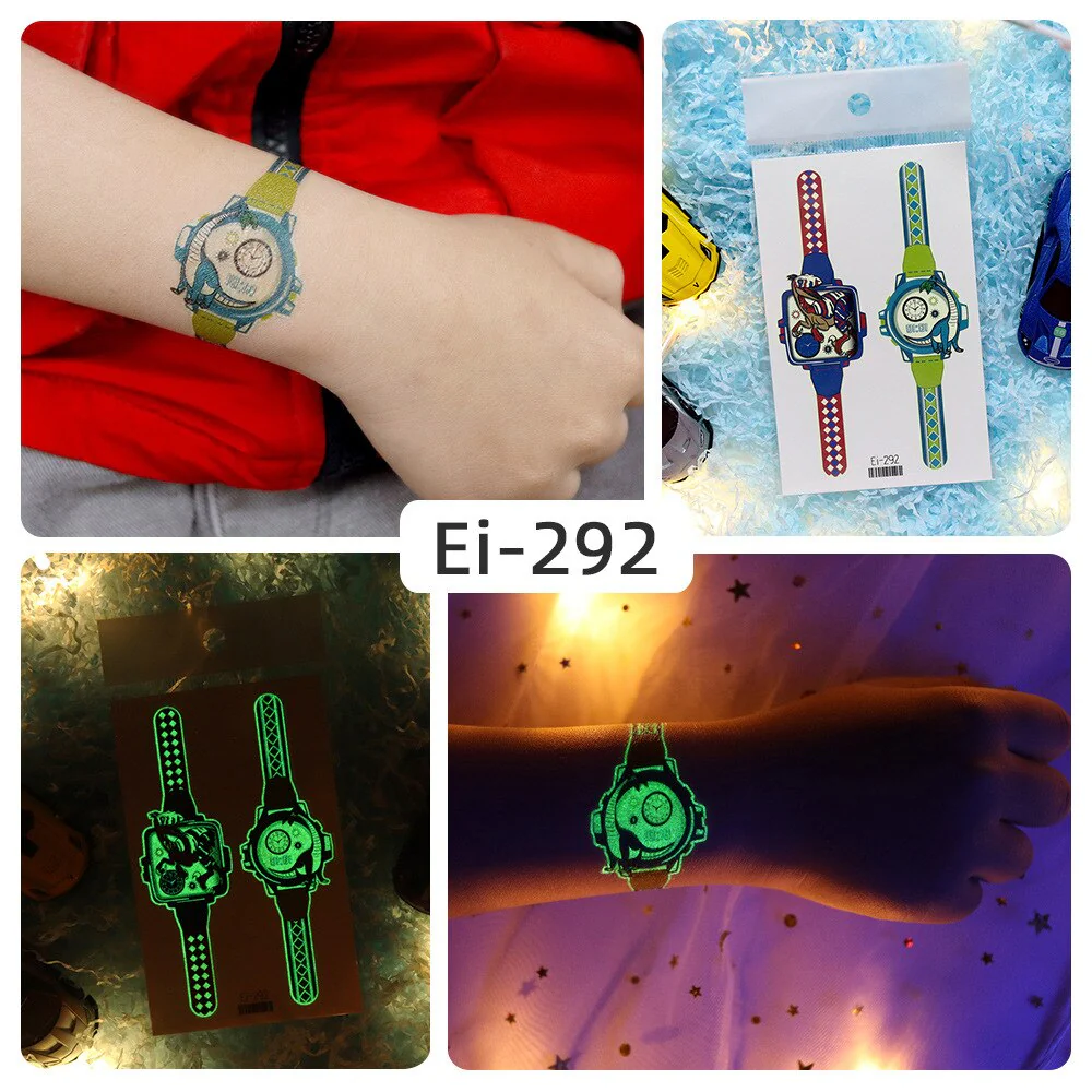 Luminous Temporary Tattoo Watch Sticker - Image 15