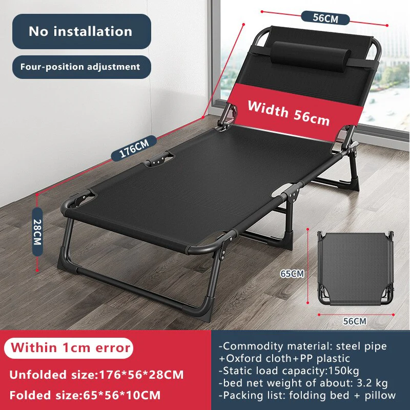 Relax Anywhere Foldable Recliner Single Bed - Image 9